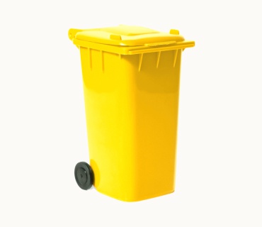 Yellow Recycling Plastic